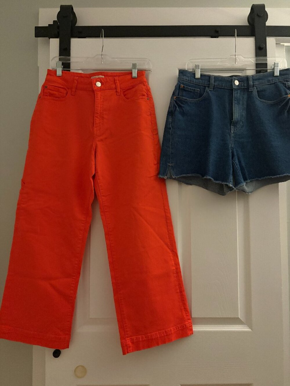 Warp + Weft set of gently worn utility pants and shorts (size 29)